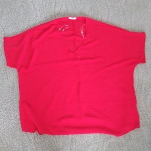 Flowy Bright Red Shirt